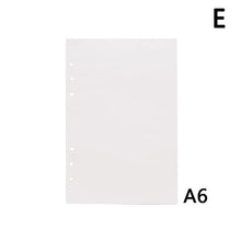 Load image into Gallery viewer, 6holes A5 A6 Fashion Colorful  filler papers Loose-Leaf Notebook Accessories Solid Color Planner Inners Filler Papers 40 sheets