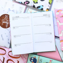 Load image into Gallery viewer, Domikee 2020 year calendar agenda planner organzier school student cute hardcover pocket weekly planner notebook stationery gift