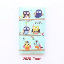 Load image into Gallery viewer, Domikee 2020 year calendar agenda planner organzier school student cute hardcover pocket weekly planner notebook stationery gift