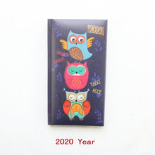 Load image into Gallery viewer, Domikee 2020 year calendar agenda planner organzier school student cute hardcover pocket weekly planner notebook stationery gift