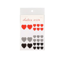 Load image into Gallery viewer, Mohamm 3pcs Candy Color Big and Small Heart Kawaii cute Washi Stickers School&amp;Office Supplies