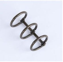 Load image into Gallery viewer, 1 Pack Metal Loose Leaf Book Binder Rings Album Scrapbook Clips Craft Photo Album Metal Ring Binder Stationery Office Supply